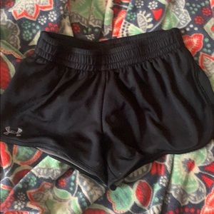 under armour shorts black and grey size xs